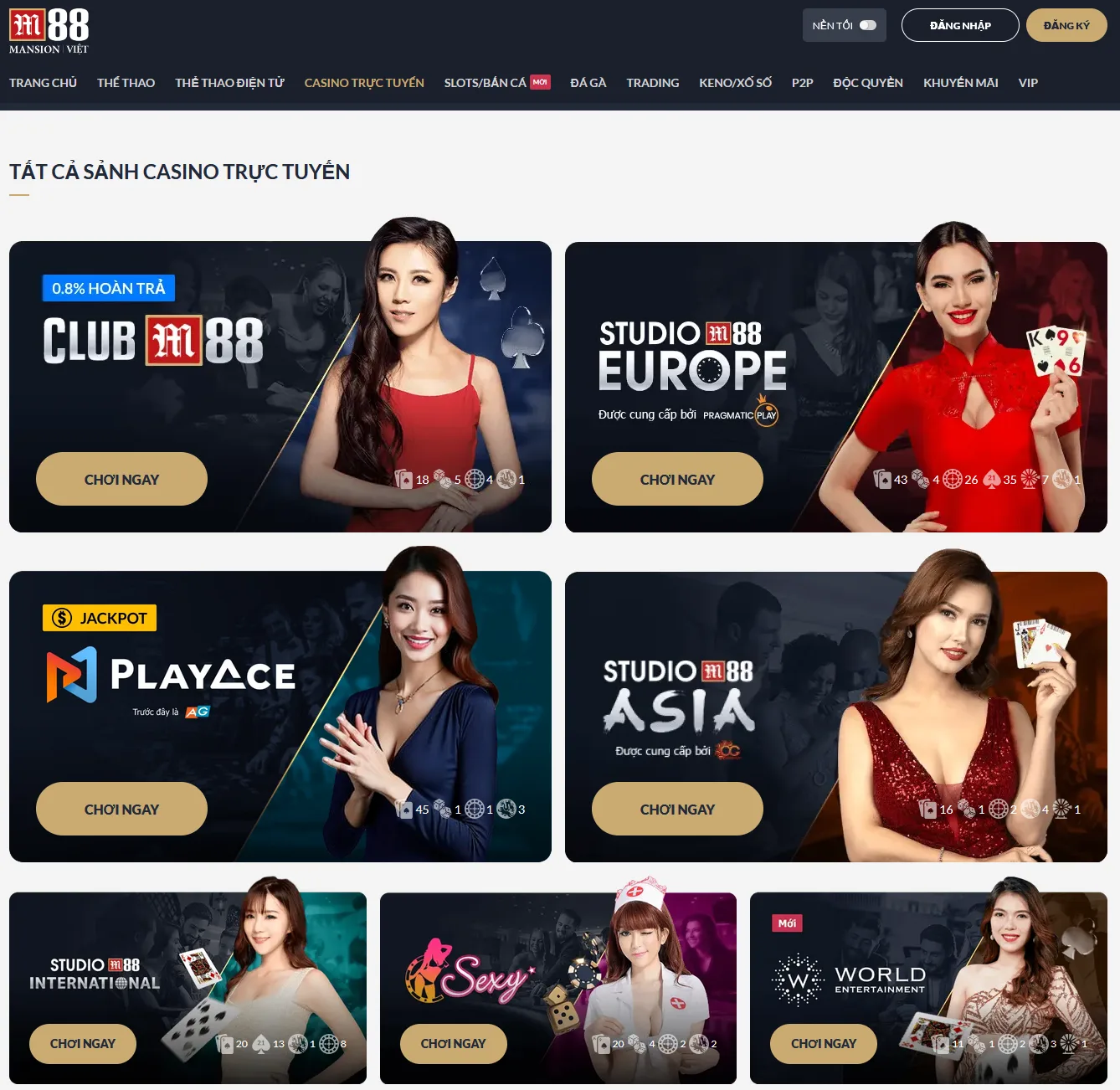 Casino Trực Tuyến – Đỉnh cao giải trí sòng bạc