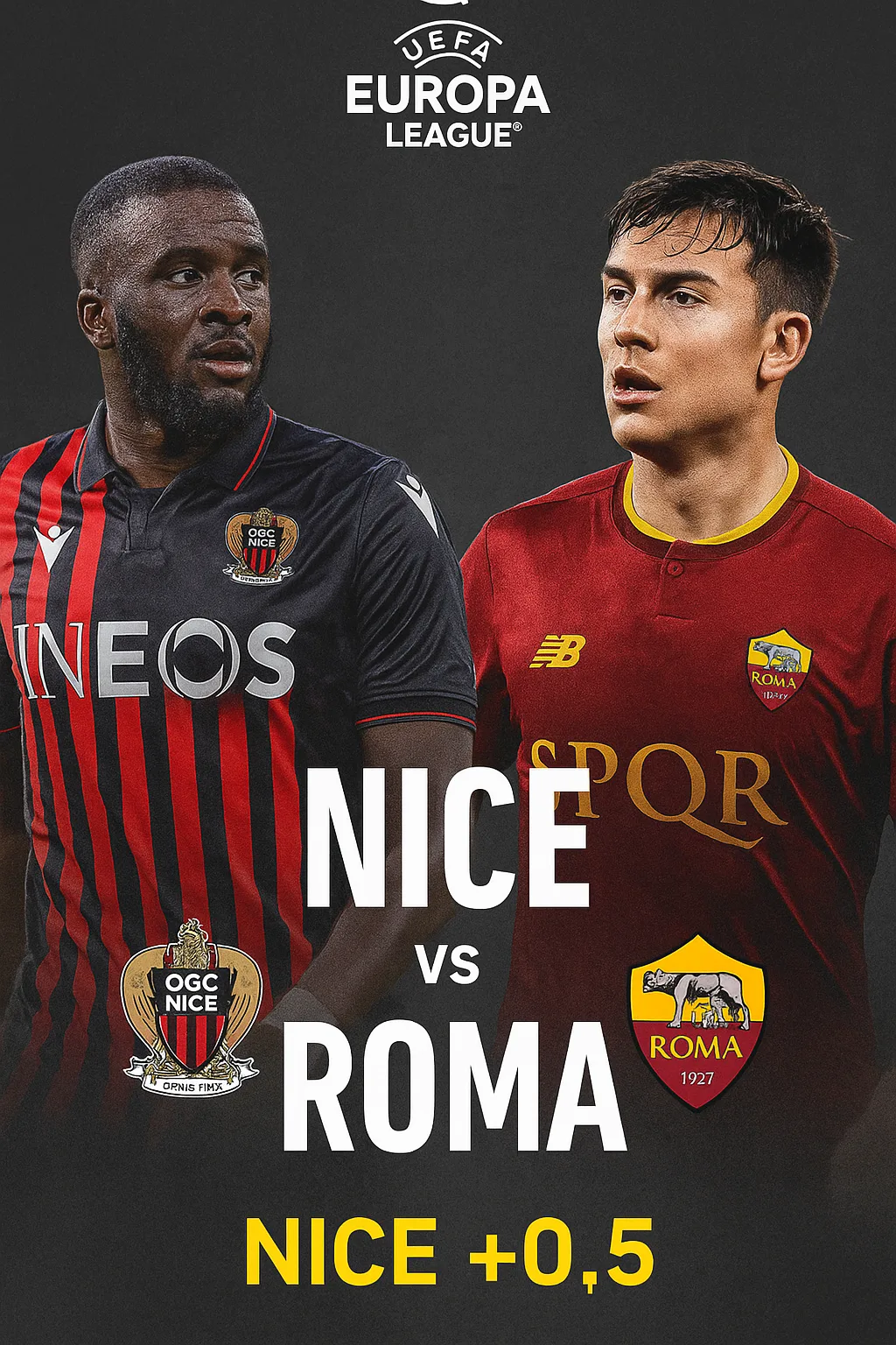 Europa League Nice vs Roma