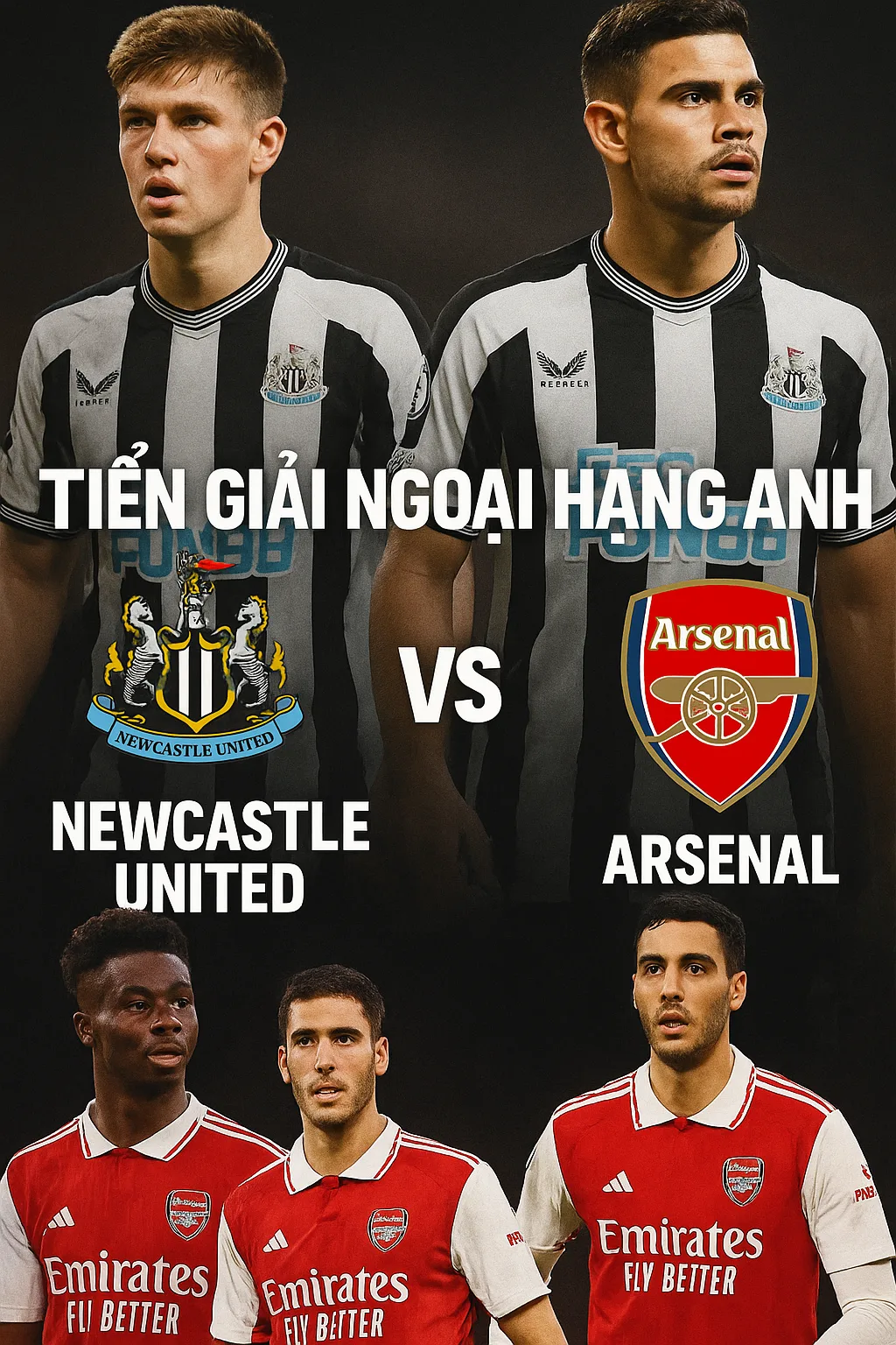 Ngoại Hạng Anh｜Newcastle United vs Arsenal – Chủ nhà thiếu ổn định, Pháo thủ vẫn sáng cửa