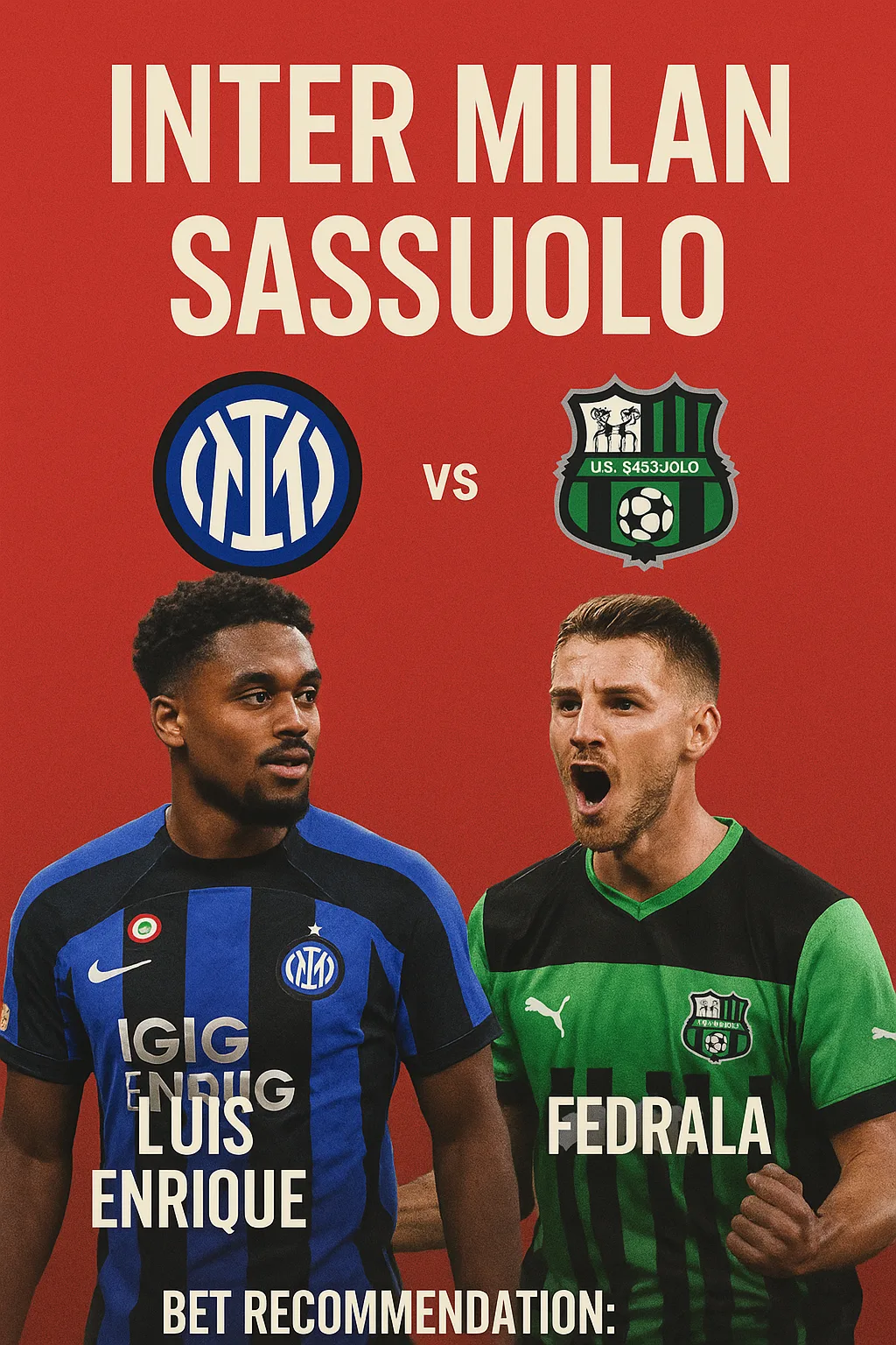 Serie A Prediction Inter Milan vs Sassuolo