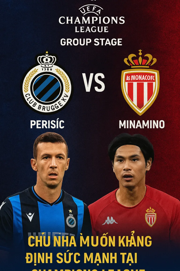 UEFA Champions League Club Brugge vs Monaco