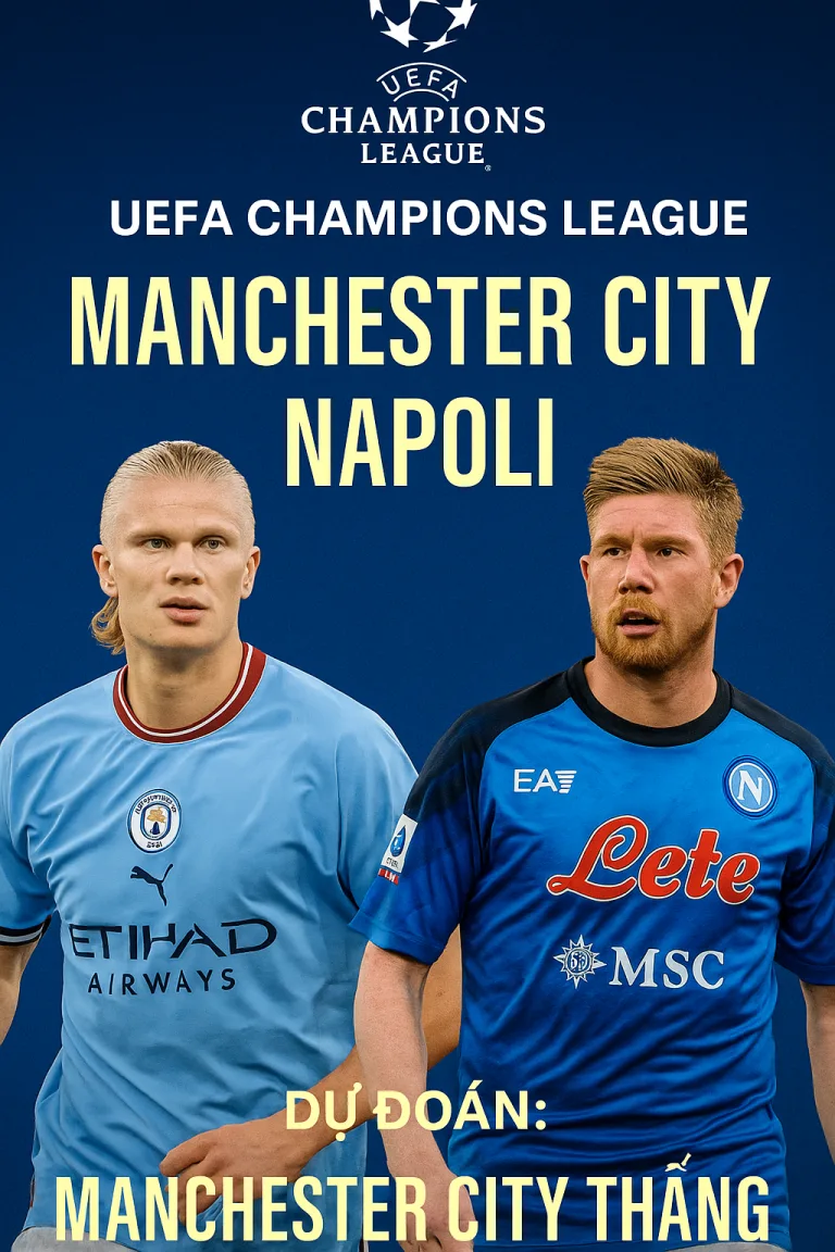UEFA Champions League Manchester City vs Napoli