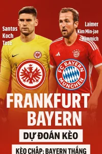 Dự đoán Bundesliga – Frankfurt tiếp đón Bayern Munich