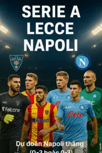 Phân tích chuyên gia  Serie A – Lecce đối đầu Napoli trong cuộc chiến không cân sức