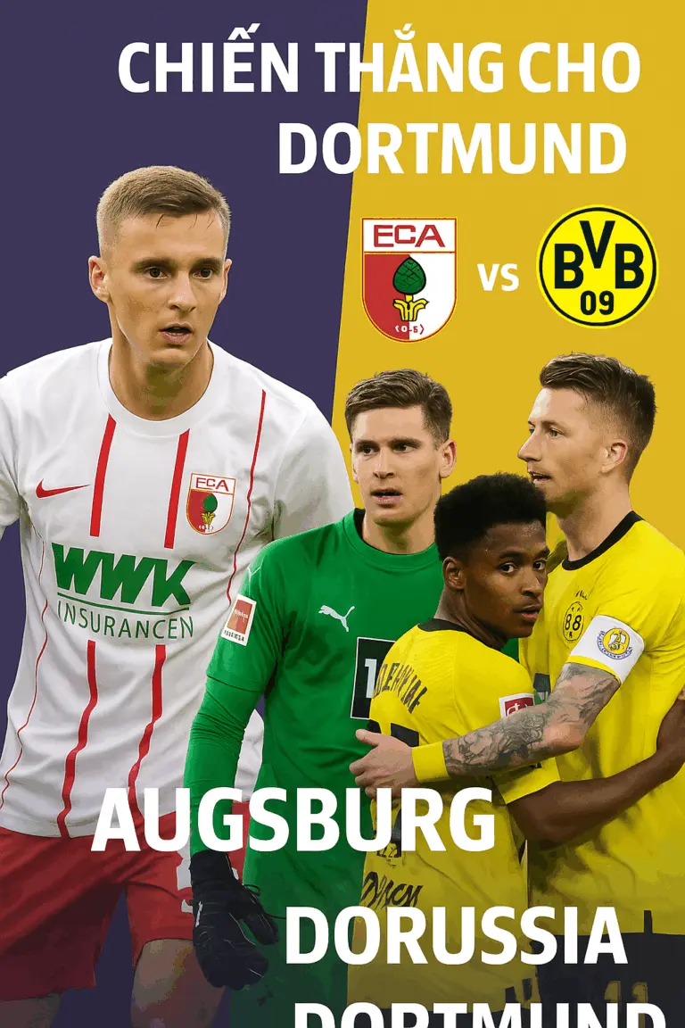 Phân tích chuyên gia trận Augsburg vs Dortmund – Cơ hội phục hưng cho đội khách