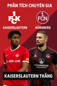 Phân tích chuyên gia – Kaiserslautern vượt trội trước Nurnberg với lợi thế sân nhà