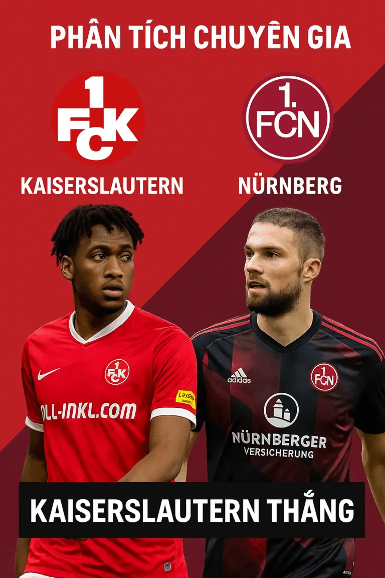 Phân tích chuyên gia – Kaiserslautern vượt trội trước Nurnberg với lợi thế sân nhà