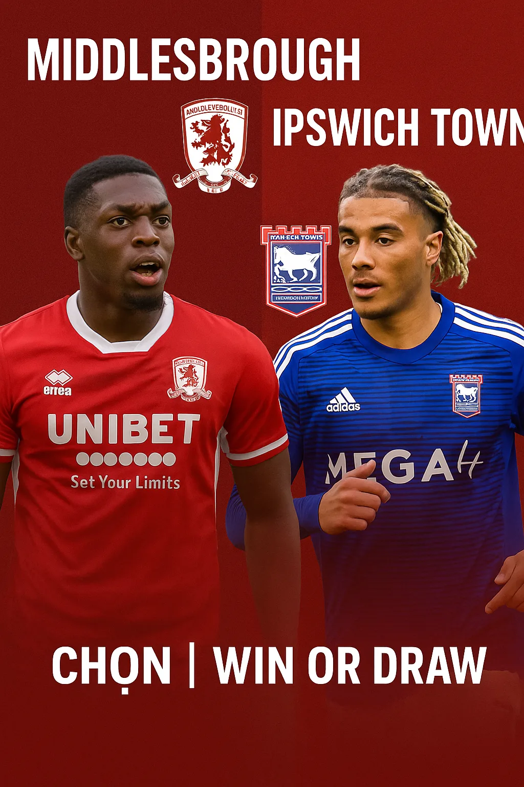 Phân tích chuyên gia – Middlesbrough vs Ipswich Town Cơ hội chia điểm trên sân Riverside
