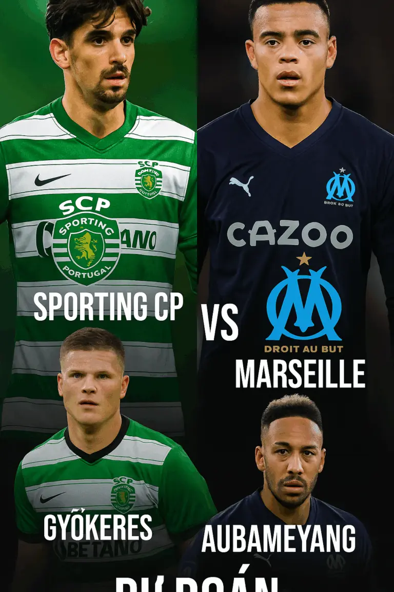 Phân tích chuyên gia· Sporting Lisbon vs Marseille – Lợi thế sân nhà giúp “Sư tử xanh” tự tin giữ điểm trước đại diện Pháp