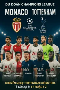 Trận đấu đáng chú ý· Monaco vs Tottenham — Khó khăn chồng chất, “Gà trống” ra sân với toan tính rõ ràng