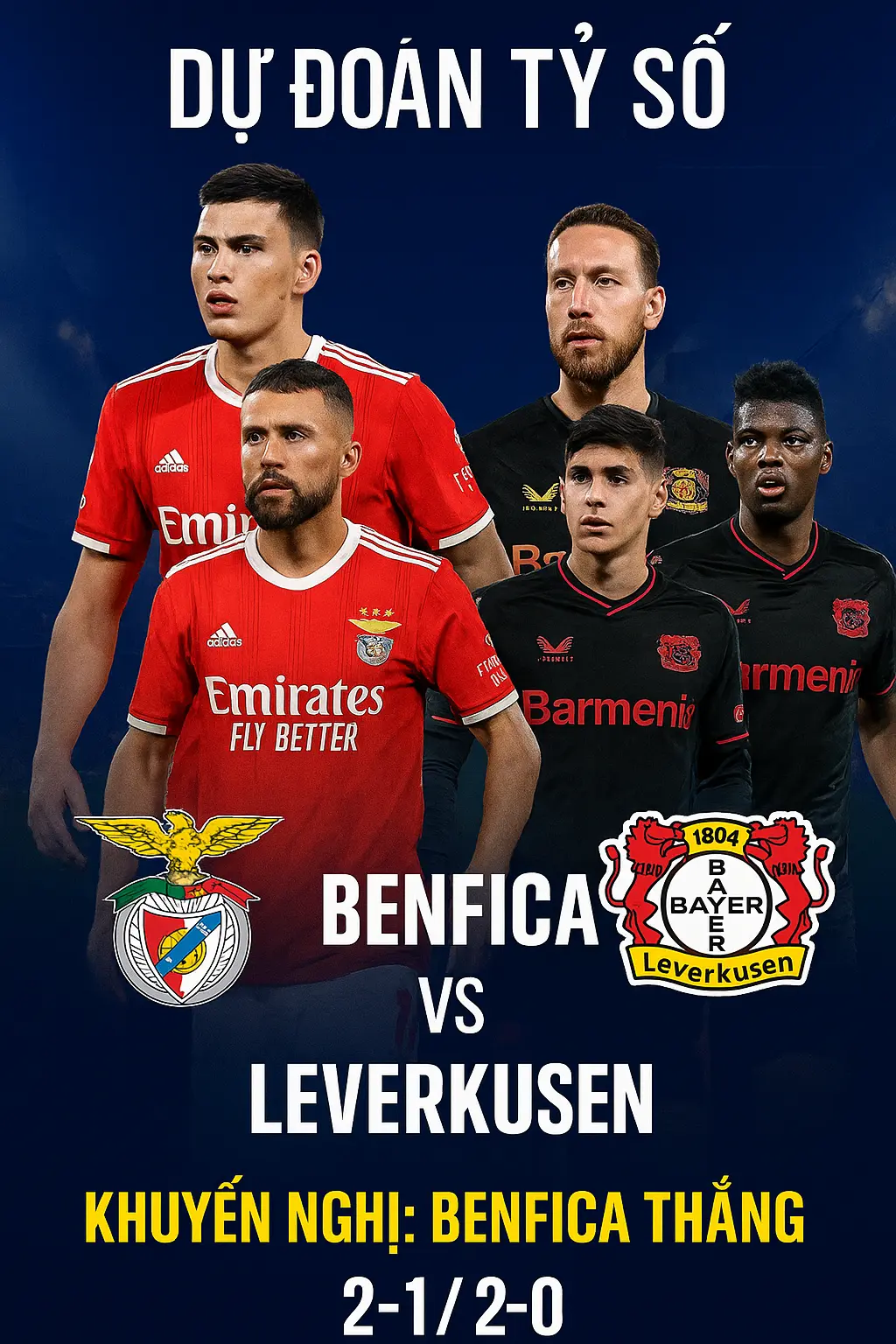 Phân tích chuyên gia Trận đấu Benfica và Leverkusen