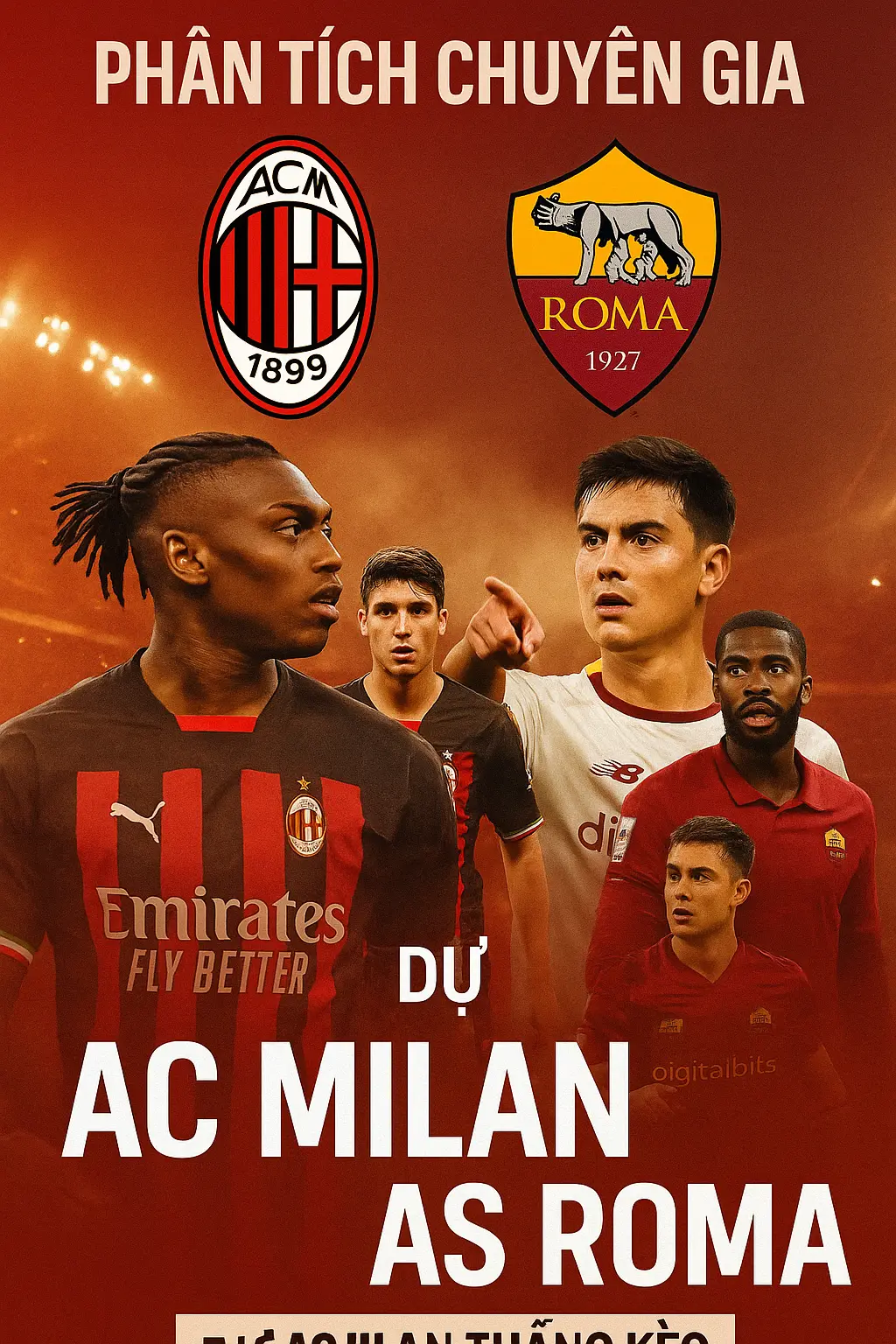 Phân tích chuyên gia – AC Milan tiếp đón AS Roma trong trận đại chiến tại San Siro