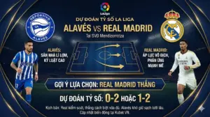Dự đoán tỷ số Alavés vs Real Madrid