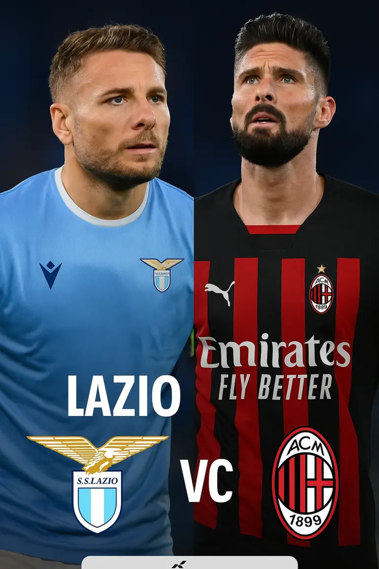 Dự đoán tỷ số Cúp Quốc Gia Ý Lazio vs AC Milan Cuộc đấu trí giữa hàng thủ chắc chắn và lối chơi cân bằng của Milan