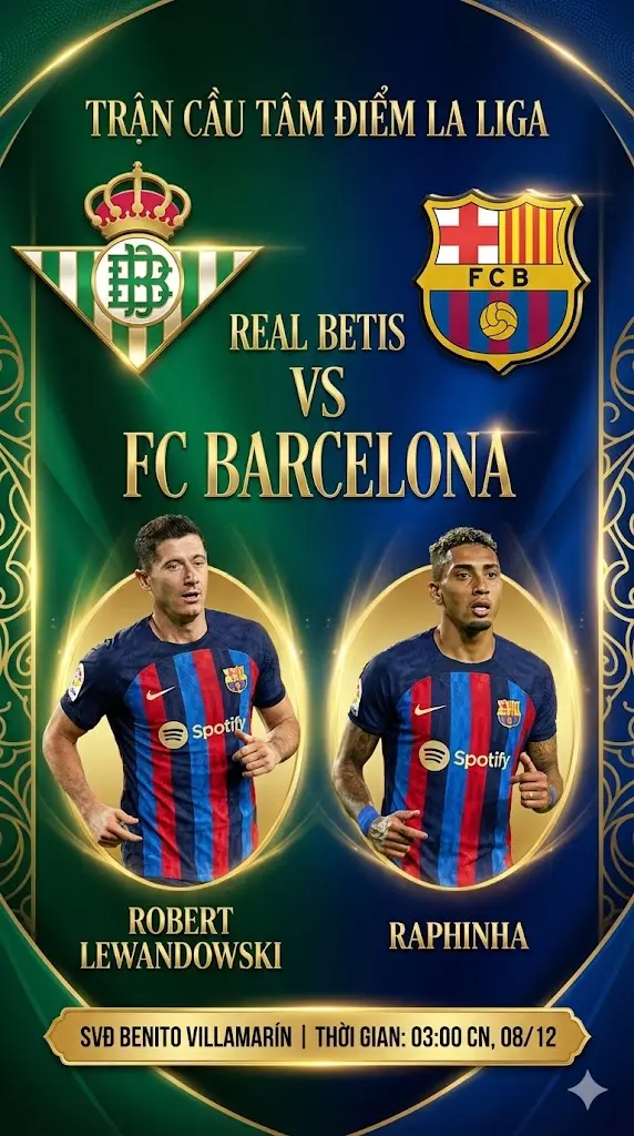 La Liga Real Betis đại chiến Barcelona, Hỏa lực