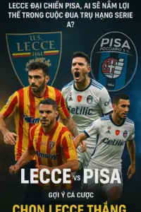 Phân tích chuyên gia: Lecce đại chiến Pisa, ai sẽ nắm lợi thế trong cuộc đua trụ hạng Serie A?