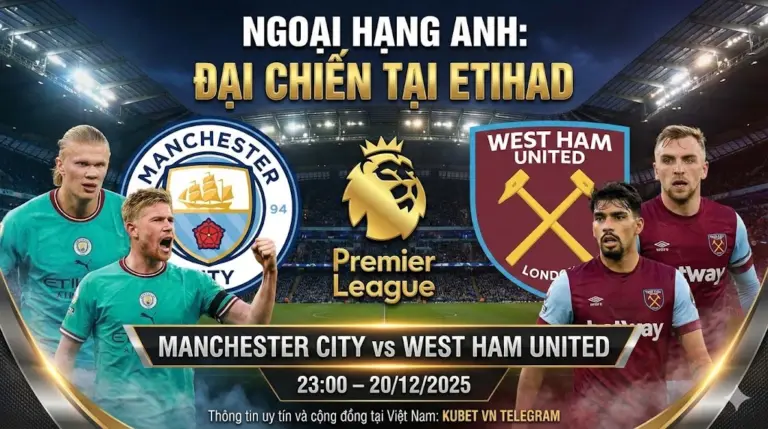 Man City vs West Ham | Nhan dinh keo bong da Premier League