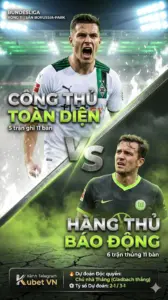 Phân tích chuyên gia: Mönchengladbach vs Wolfsburg – Sân Borussia-Park nổi lửa phục thù!