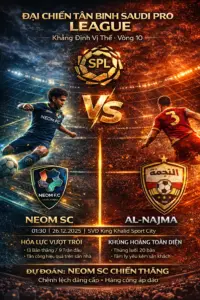 [Soi Kèo Saudi Pro League] Neom SC vs Al-Najma: Đại chiến tân binh, chủ nhà khẳng định vị thế