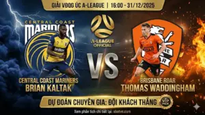Nhận định Central Coast Mariners vs Brisbane Roar: “Cầm đèn đỏ” khó cản bước “Sư tử”