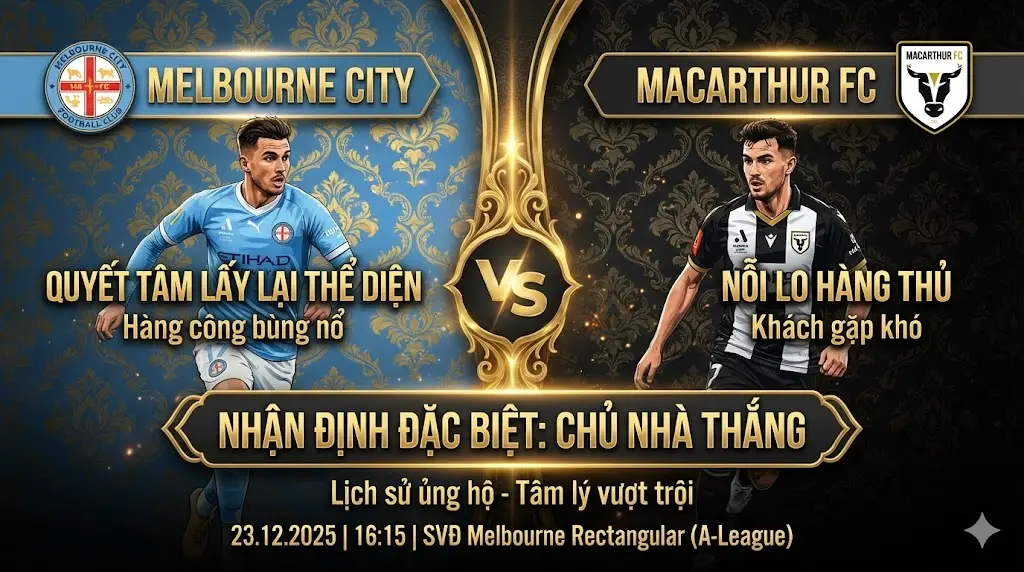 Nhận định Melbourne City vs Macarthur FC