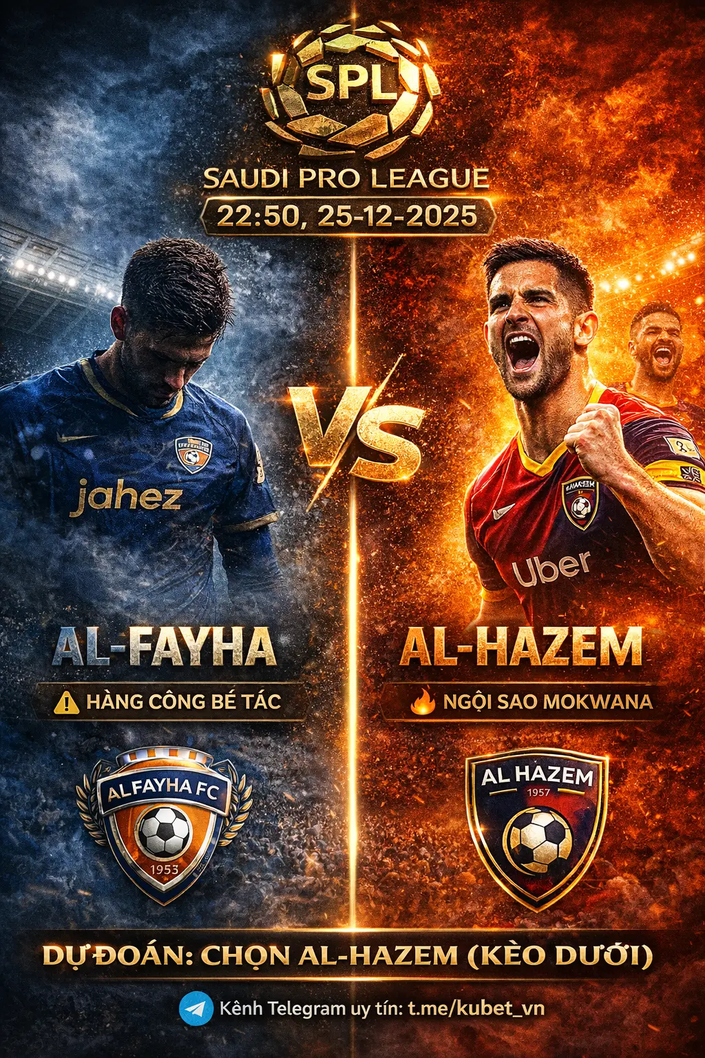 Nhận định bóng đá đêm nay Al-Fayha vs Al-Hazem