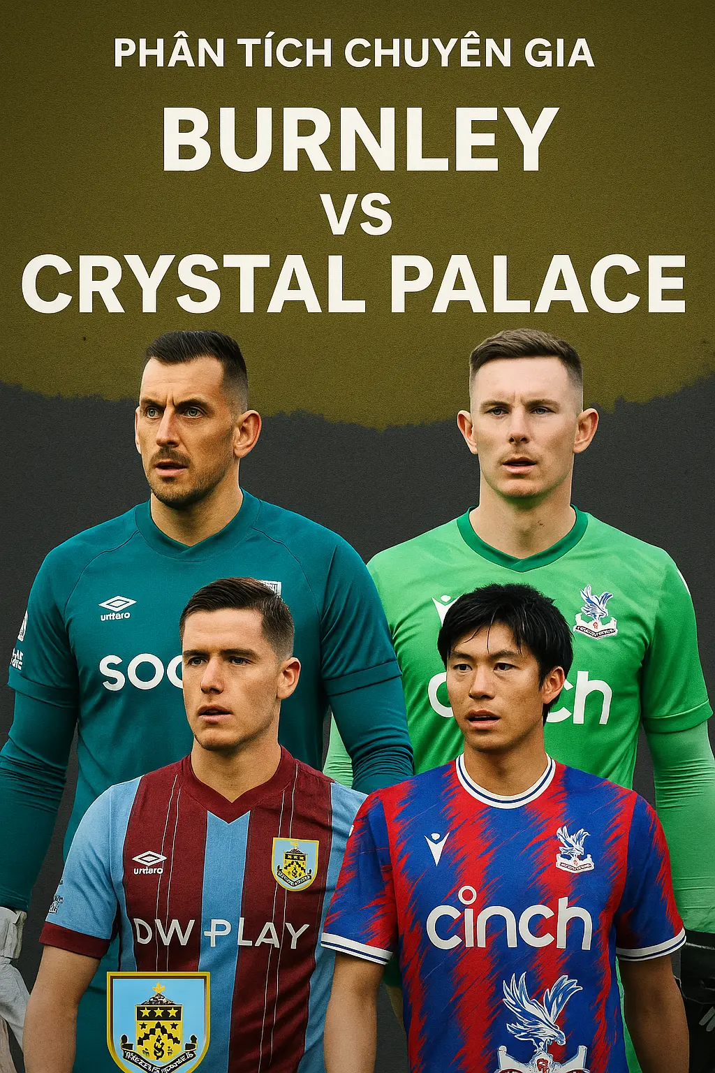 Phân tích chuyên gia Burnley vs Crystal Palace Chủ nhà sa sút nghiêm trọng còn đội khách ổn định và đáng tin hơn