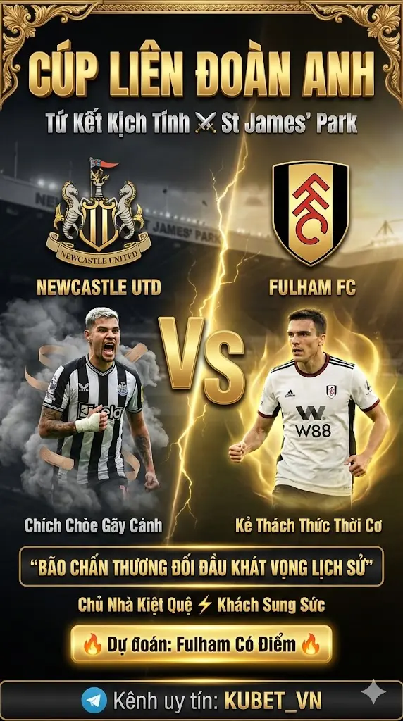 Phân tích chuyên gia Tâm điểm Cúp Liên Đoàn Anh Newcastle United đại chiến Fulham