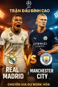 Nhận định đỉnh cao Champions League: Real Madrid vs Man City – Siêu kinh điển châu Âu tại Bernabéu