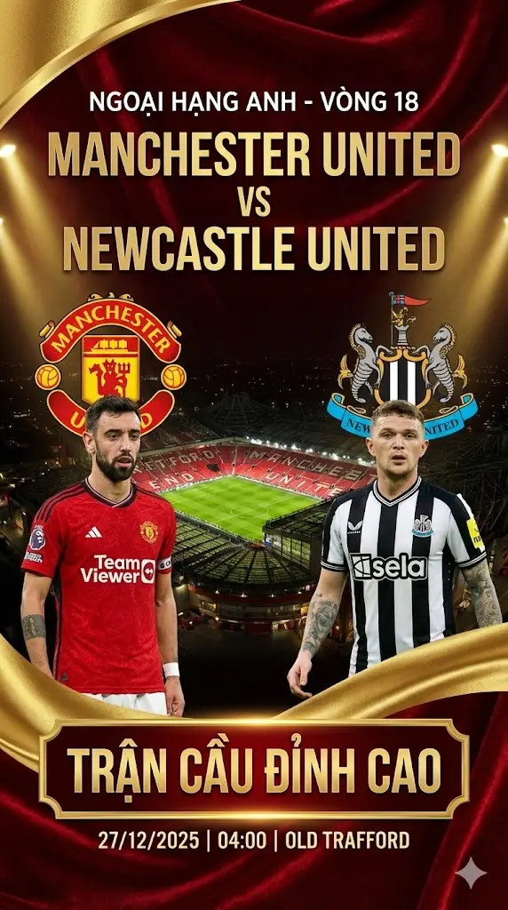 Nhận định Ngoại Hạng Anh Man Utd vs Newcastle: Old Trafford Mất Thiêng, “Chích Chòe” Tự Tin Ra Về Có Điể