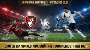 [Soi kèo Ngoại Hạng Anh]: Bournemouth vs Tottenham | Cuộc chiến của những kẻ khốn cùng, chủ nhà nắm lợi thế tâm lý