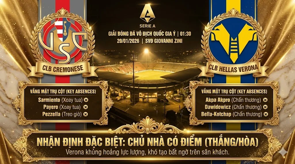 Cremonese vs Verona
