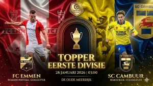 Nhận định Hạng 2 Hà Lan FC Emmen vs SC Cambuur | Ứng viên thăng hạng không thể ngăn cản, Cambuur lấy trọn 3 điểm sân khách
