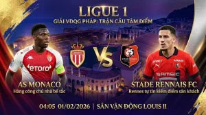 Nhận định Ligue 1 Monaco vs Rennes: Chủ nhà “cùn” nanh vuốt, khách tự tin kiếm điểm
