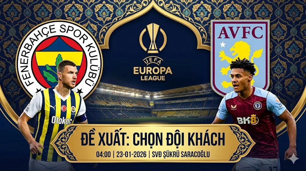 Phân tích Europa League Fenerbahce vs Aston Villa