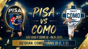 [Nhận định Serie A] Pisa vs Como: Tân binh chìm sâu, Como hướng tới nhóm dự Cúp Châu Âu