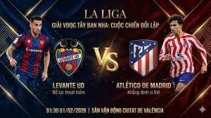 Soi kèo La Liga Levante vs Atlético Madrid: “Bầy ếch” lâm nguy, Simeone quyết lấy 3 điểm