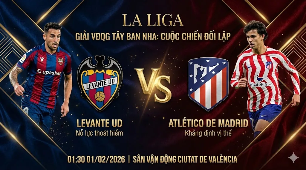 Soi kèo La Liga Levante vs Atlético Madrid