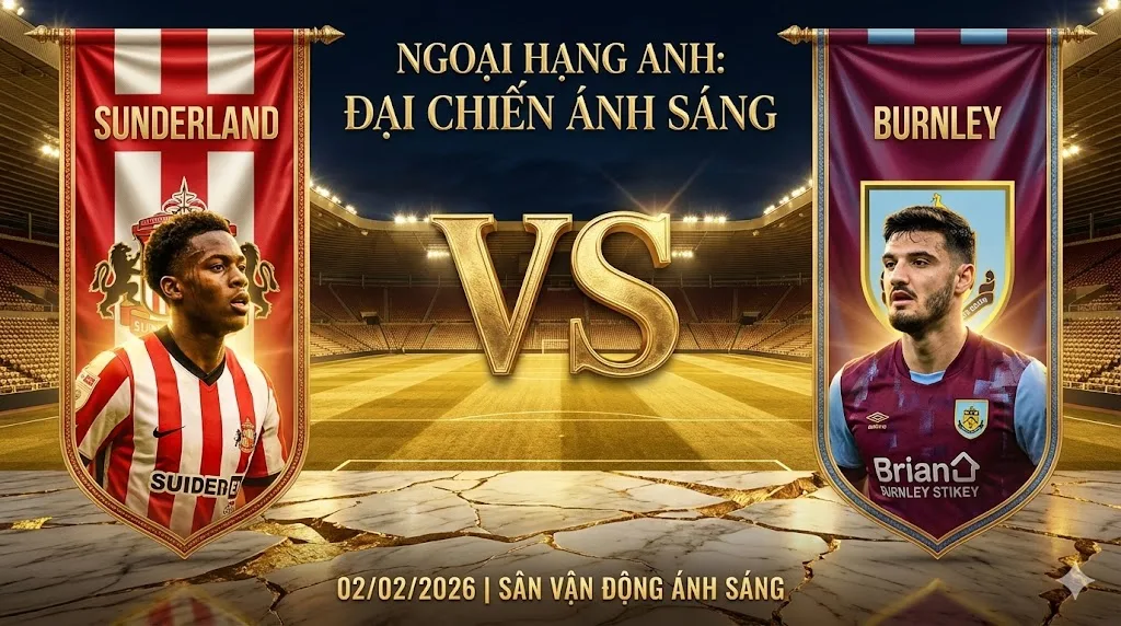 Dự đoán Sunderland vs Burnley