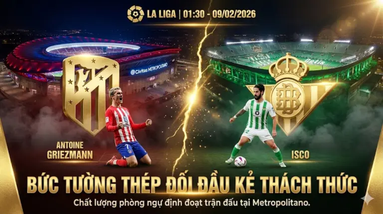 Nhận định La Liga Atlético Madrid vs Real Betis