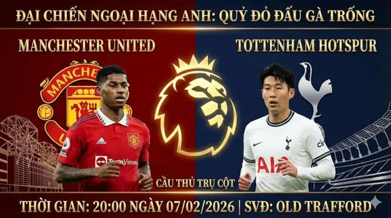 Nhận định Ngoại hạng Anh MU vs Tottenham