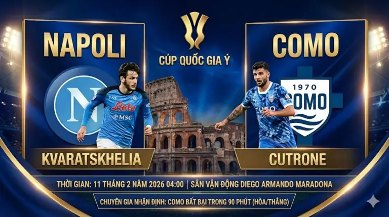 Soi Kèo Coppa Italia Napoli vs Como