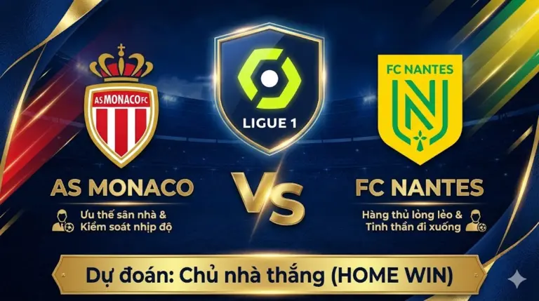 Soi kèo Ligue 1 Monaco vs Nantes