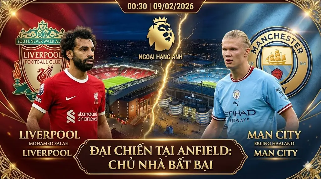 Soi kèo Ngoại hạng Anh Liverpool vs Man City