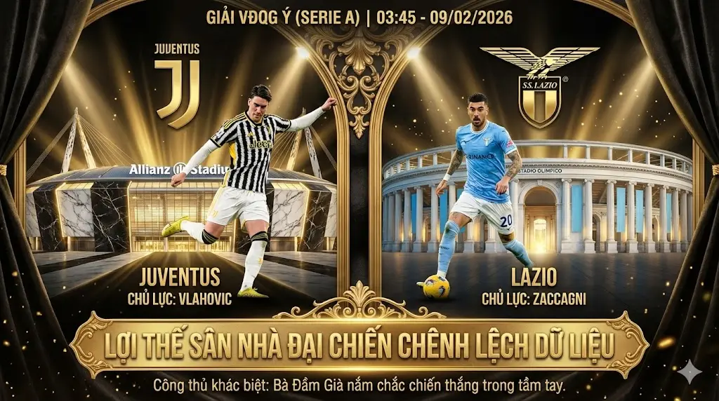 Soi kèo Serie A Juventus vs Lazio