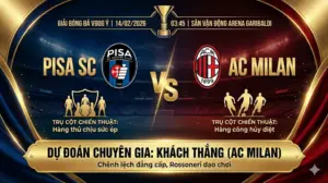 Soi kèo Serie A Pisa vs AC Milan: Chênh lệch một trời một vực, Rossoneri dạo chơi