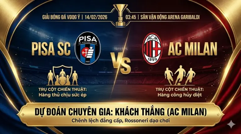 Soi kèo Serie A Pisa vs AC Milan