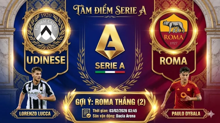Soi kèo Udinese vs AS Roma