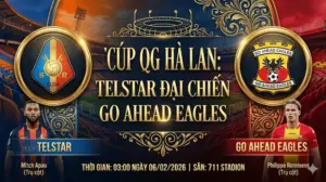 Nhận định Cúp QG Hà Lan-Telstar vs Go Ahead Eagles ｜ Kẻ tám lạng, người nửa cân – Ưu thế thuộc về “kẻ liều mạng”