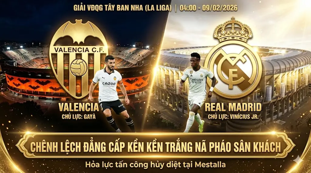 Valencia vs Real Madrid